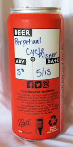 Perpetual Cycle Pilsner