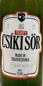 Tiltott Csiki SÃ¶r
