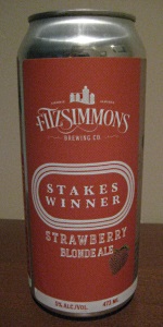 Stakes Winner Strawberry Blonde Ale