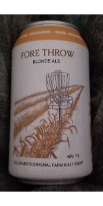 Fore Throw Blonde Ale