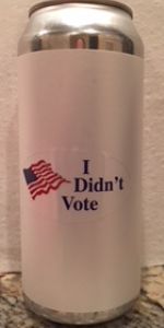 I Didn't Vote