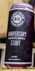 Anniversary Stout Aged In Rye Barrels