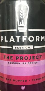 The Project: Dry Hopped Pale Ale Series - Cashmere w/ Tangerine Zest