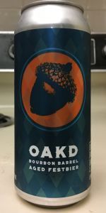 Oakd Bourbon Barrel Aged Festbier
