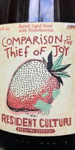 Comparison Is The Thief Of Joy