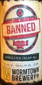 Banned: Worcester Cream Ale