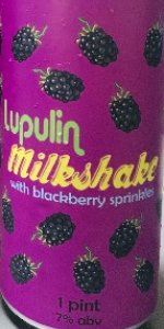 Lupulin Milkshake with Blackberry Sprinkles