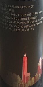 Into the NY Night (Red Wine Foudre and Bourbon Barrel Aged with Cacao Nibs,