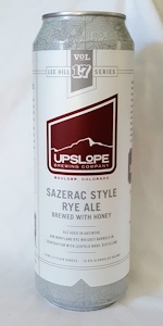 Lee Hill Series Vol. 17 - Sazerac Style Rye Ale