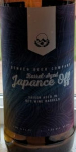Barrel-Aged Japance Off