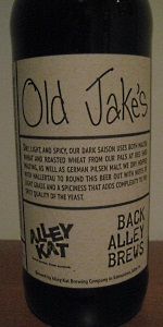 Old Jake's Dark Saison