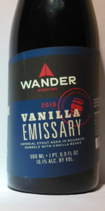 Vanilla Emissary - Barrel Aged