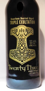 Twenty Three Anniversary Ale - Bourbon Barrel Aged Triple Exultation