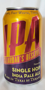 Cellarman's Reserve IPA - Denali