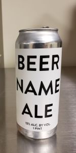 Beer Name: Eminently Drinkable