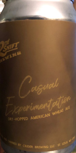 Casual Experimentation Dry-Hopped American Wheat