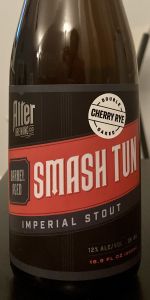 Bourbon Barrel Aged Double Oaked Cherry Rye Smash Tun