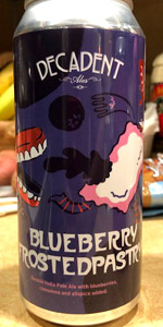 Blueberry Frosted Pastry