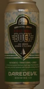 First Noel Oak Smoked Bock
