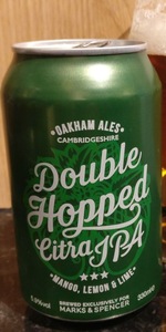 Double Hopped IPA: Mango, Lemon & Lime
