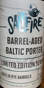 Limited  Edition Series: Barrel-Aged Baltic Porter In Rye Barrels