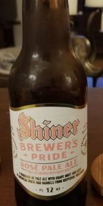 Shiner Brewers Pride Rose Pale Ale
