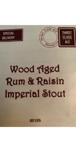 Special Delivery: Wood Aged Rum & Raisin Imperial Stout