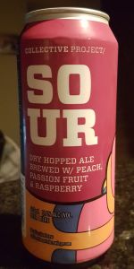 Sour Dry Hopped Ale with Peach, Passion Fruit and Raspberry