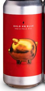 Gold On Blue