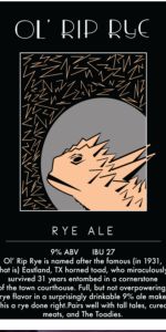 Ol' Rip Rye