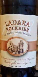 Ladara Bockbier auf Bourbon-Eichenholz Gereift