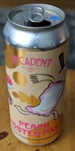 Peach Frosted Pastry
