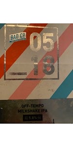 05_18 Off Tempo Milkshake IPA