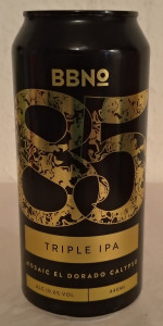 85|01 Triple IPA - Mosaic, El Dorado & Calypso