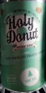 Holy Donut - Dark Chocolate Toasted Coconut