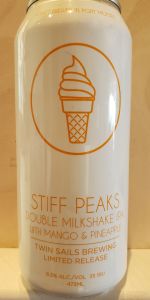 Stiff Peaks Double Milkshake IPA with Mango & Pineapple