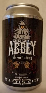 Bourbon Barrel Abbey ale with cherry