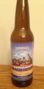 Dominion Beach House Golden Pilsner