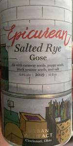 Epicurean Series 2019 - Salted Rye Gose