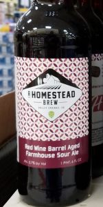 Barrel Aged Famhouse on Red Wine Wild Sour Ale