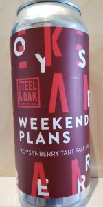 Weekend Plans Boysenberry Tart Pale Ale