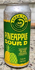 Pineapple Sour D | Area Two Experimental Brewing | BeerAdvocate