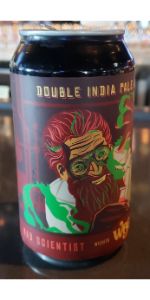 Mad Scientist Double IPA With Peach