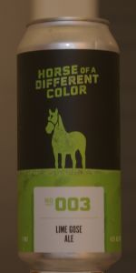 Horse of a Different Color - No. 003 - Lime Gose Ale