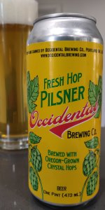 Fresh Hop Pilsner (Brewed with Oregon grown Crystal Hops)
