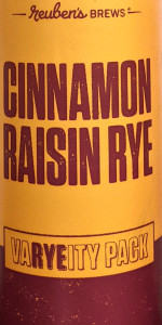 Cinnamon Raisin Rye