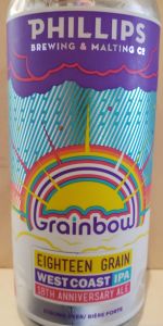 Grainbow, Eighteen Grain, Westcoast IPA 18th Anniversary Ale