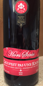 Hors Série Ceci N'est Pas Une Kriek
