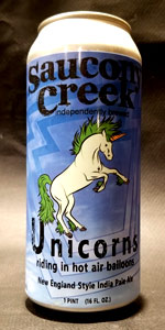 Unicorns Riding In Hot Air Balloons