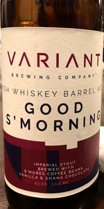 Irish Whiskey Barrel Aged Good SâMorning